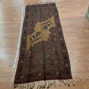 Super soft scarf/wrap with fringes